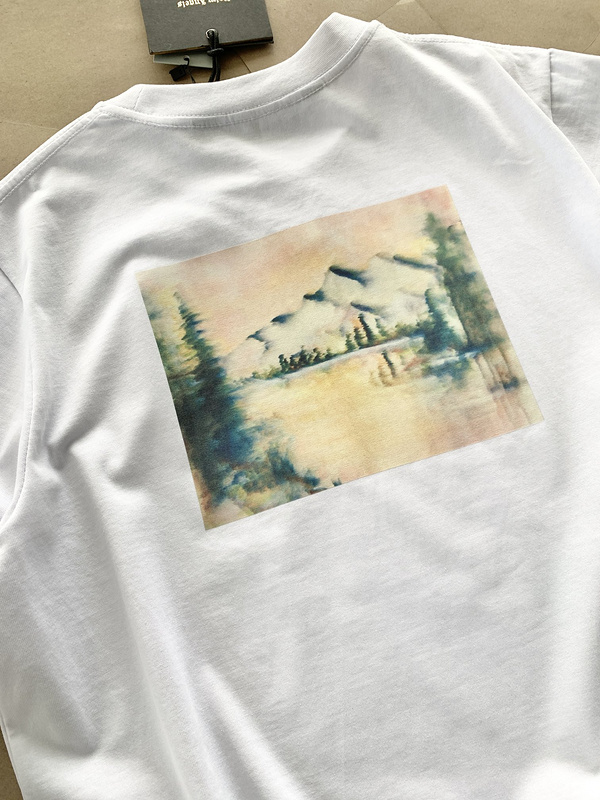 Футболка Palm Angels Beautiful Landscape "White" фото № 2