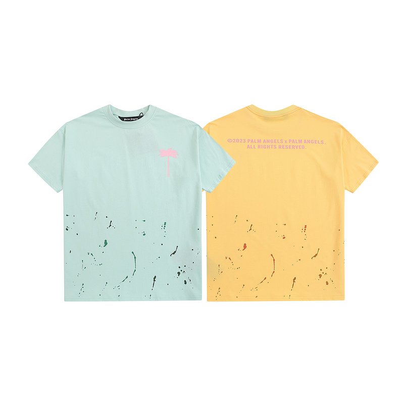 Футболка Palm Angels All Rights Reserved "Yellow" фото № 3