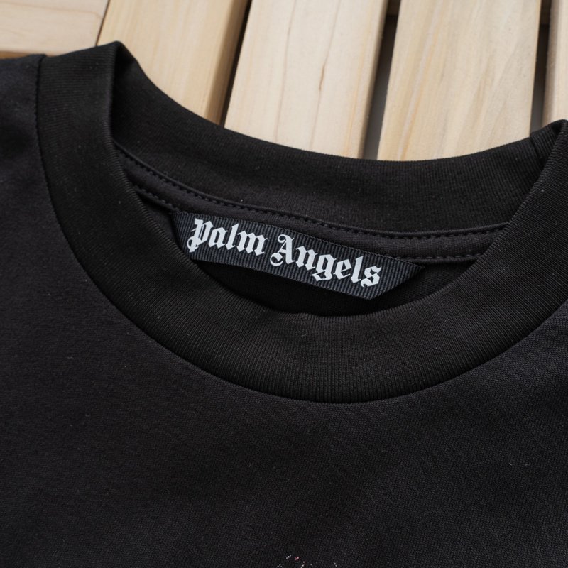 Футболка Palm Angels Declaration Of Love "Black" фото № 5