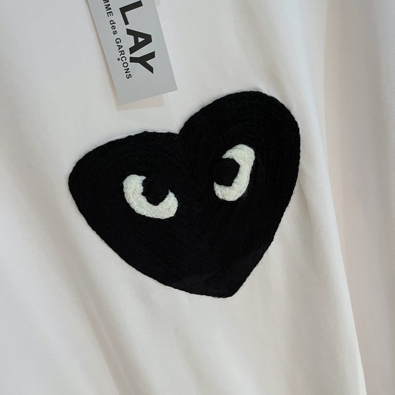 Футболка Play Sighted Heart "White" фото № 2