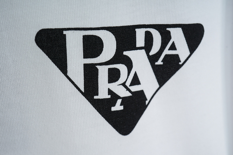 Футболка Prada Different Size Of Logo Letters "White" фото № 8