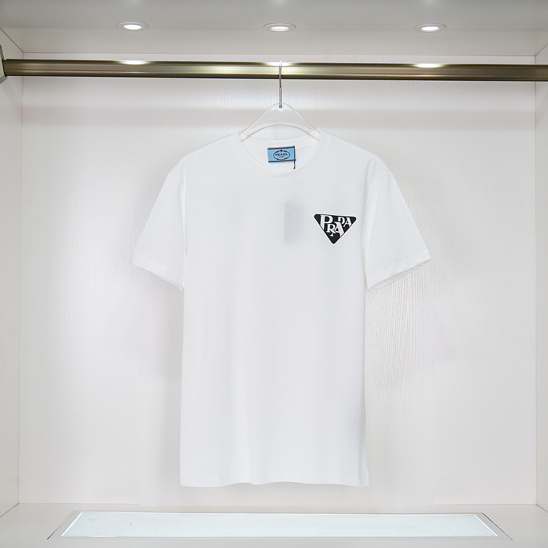 Футболка Prada Different Size Of Logo Letters "White" фото № 6