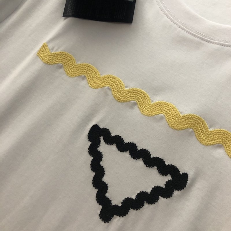 Футболка Prada Linked Logo "White" фото № 6