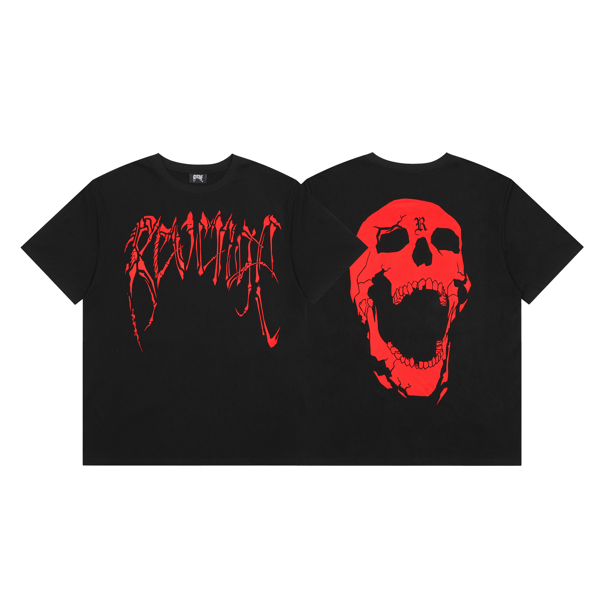 Футболка Revenge Idle Red Skull Scream "Black" фото № 8