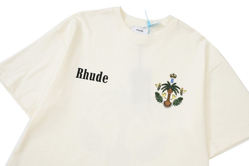 Футболка Rhude Tropical Kingdom - Print "White" фото № 4
