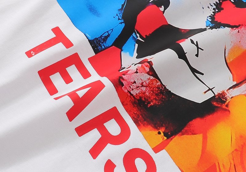 Футболка Saint Michael Tears "White" фото № 3