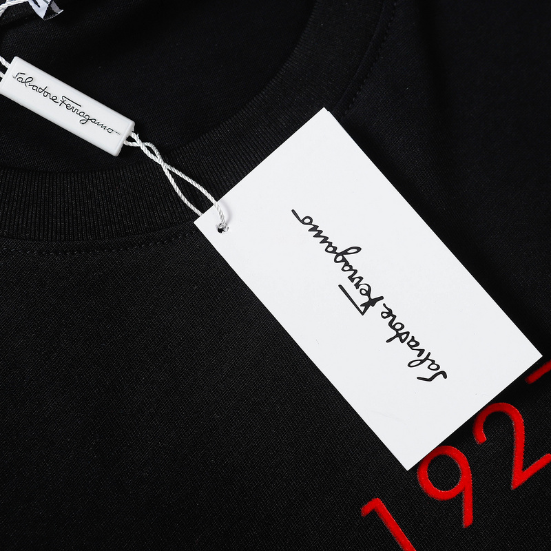 Футболка Salvatore Ferragamo Firenze "Black" фото № 4