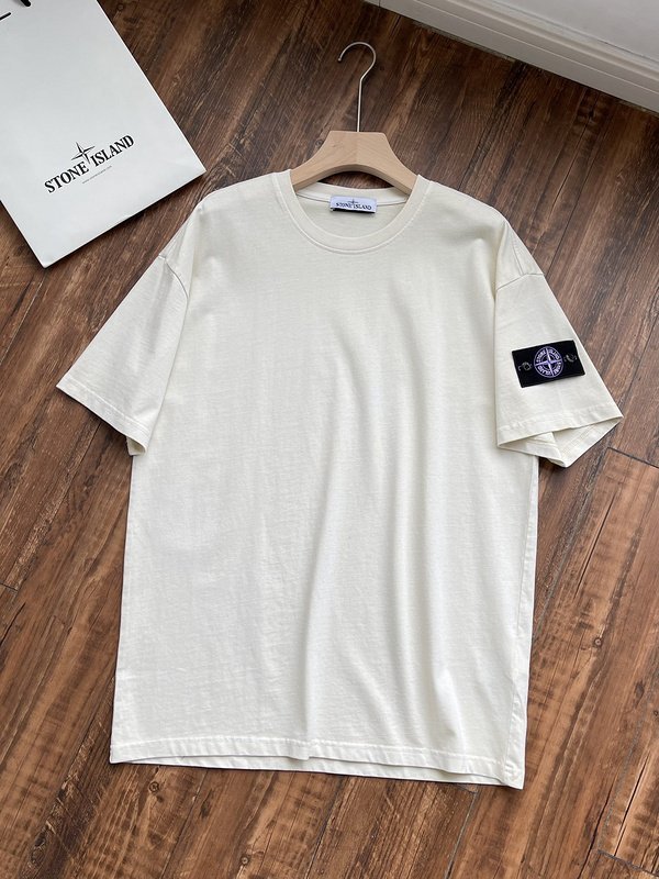 Футболка Stone Island Patch Four-Pointed Star "Cream" фото № 2