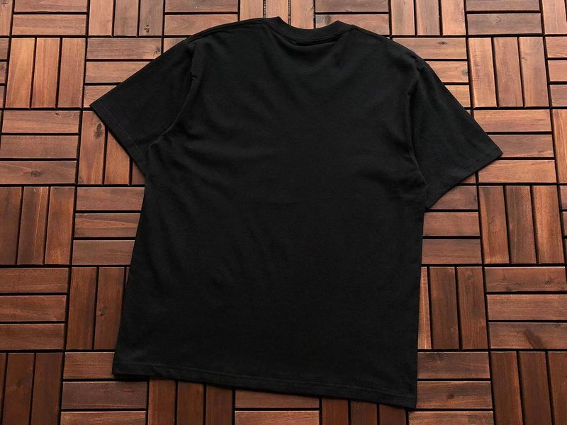 Футболка Stussy Figure With Inscription One World One Love "Black" фото № 2