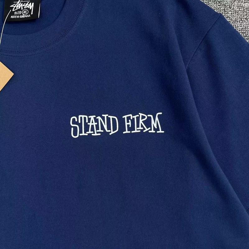 Футболка Stussy End Racism Now "Blue" фото № 3