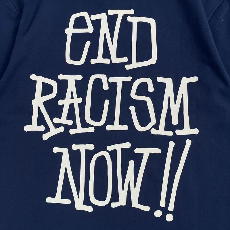 Футболка Stussy End Racism Now "Blue" фото № 4