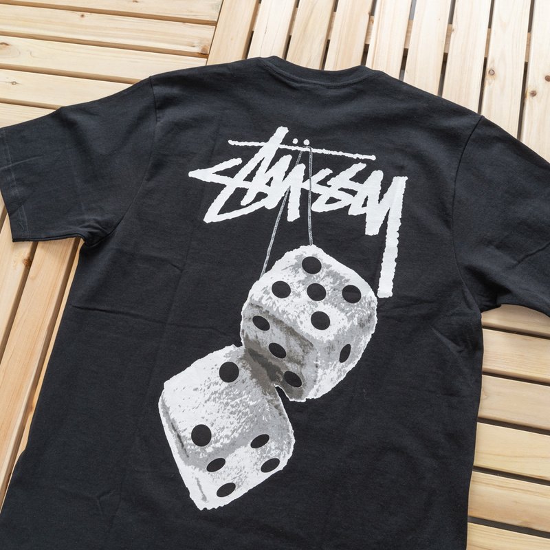 Футболка Stussy Soft Cubes - Print "Black" фото № 7