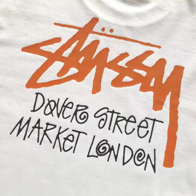 Футболка Stussy Inscription Dover Street Market London "White" фото № 2