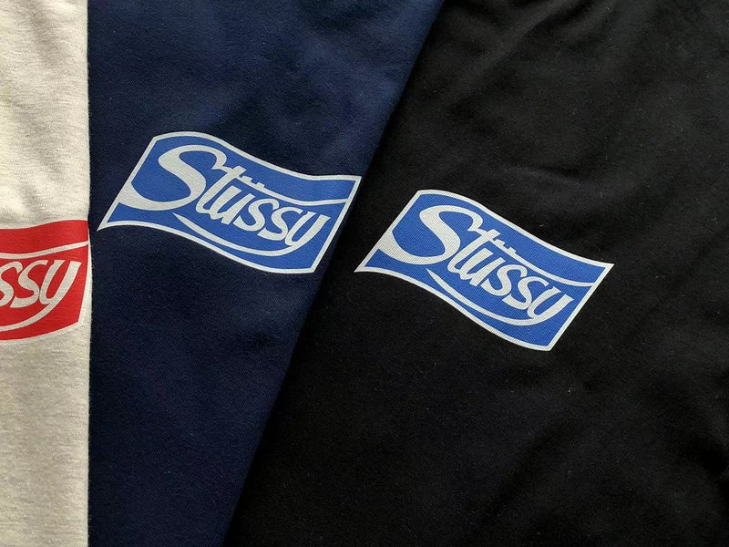 Футболка Stussy Crumpled Can Print "Blue" фото № 3