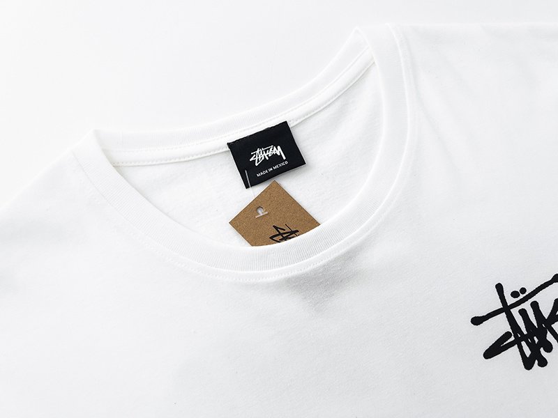 Футболка Stussy With A Hippo Print "White" фото № 5
