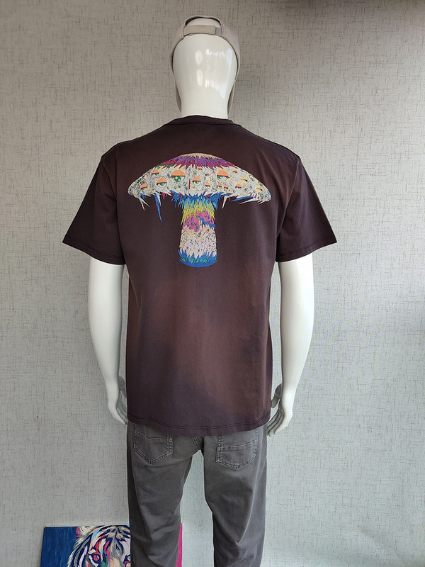 Футболка Takashi Murakami Fly Agaric "Brown" фото № 2