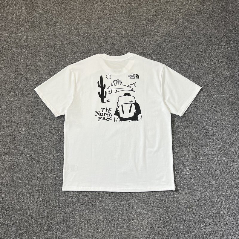 Футболка The North Face Traveling Through The Desert "White" фото № 2