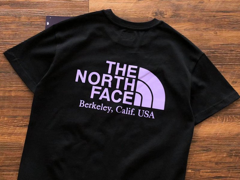 Футболка The North Face Embroidered Front Logo And Logo Inscription Back "Black" фото № 2