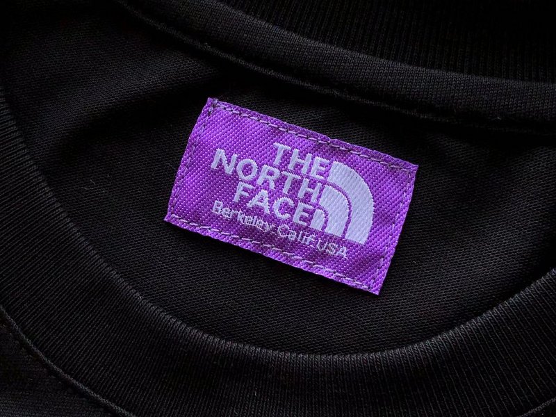 Футболка The North Face Embroidered Front Logo And Logo Inscription Back "Black" фото № 7