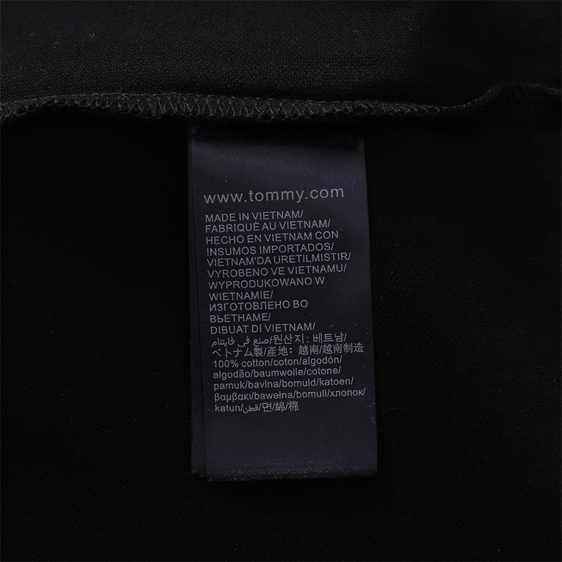 Поло Tommy Jeans Plain With Small Logo "Black" фото № 8