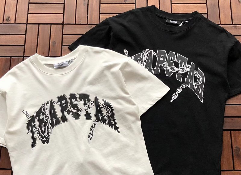 Футболка Trapstar Logo With Chain "White" фото № 2