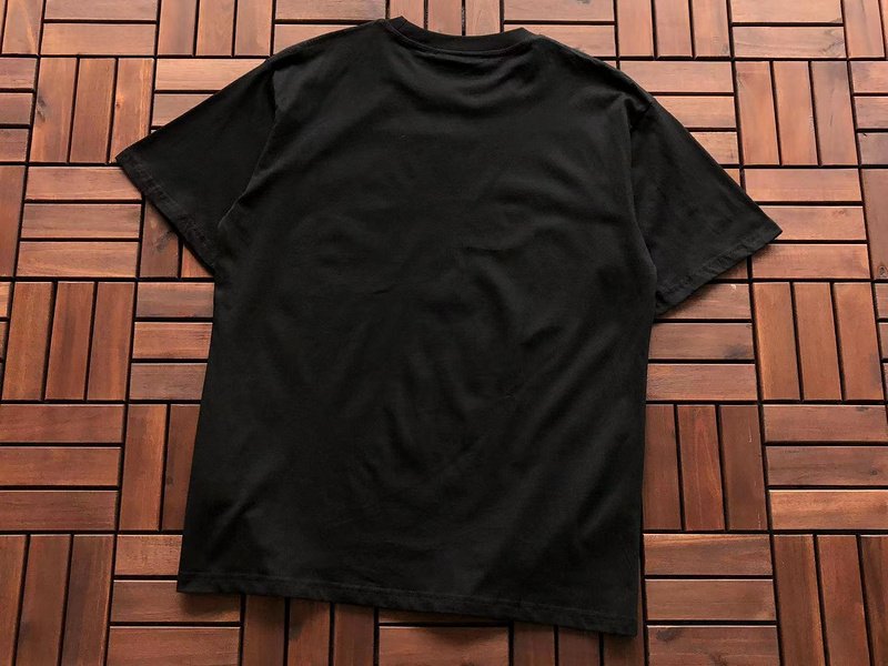 Футболка Trapstar Water Logo Inscription With Drops "Black" фото № 2