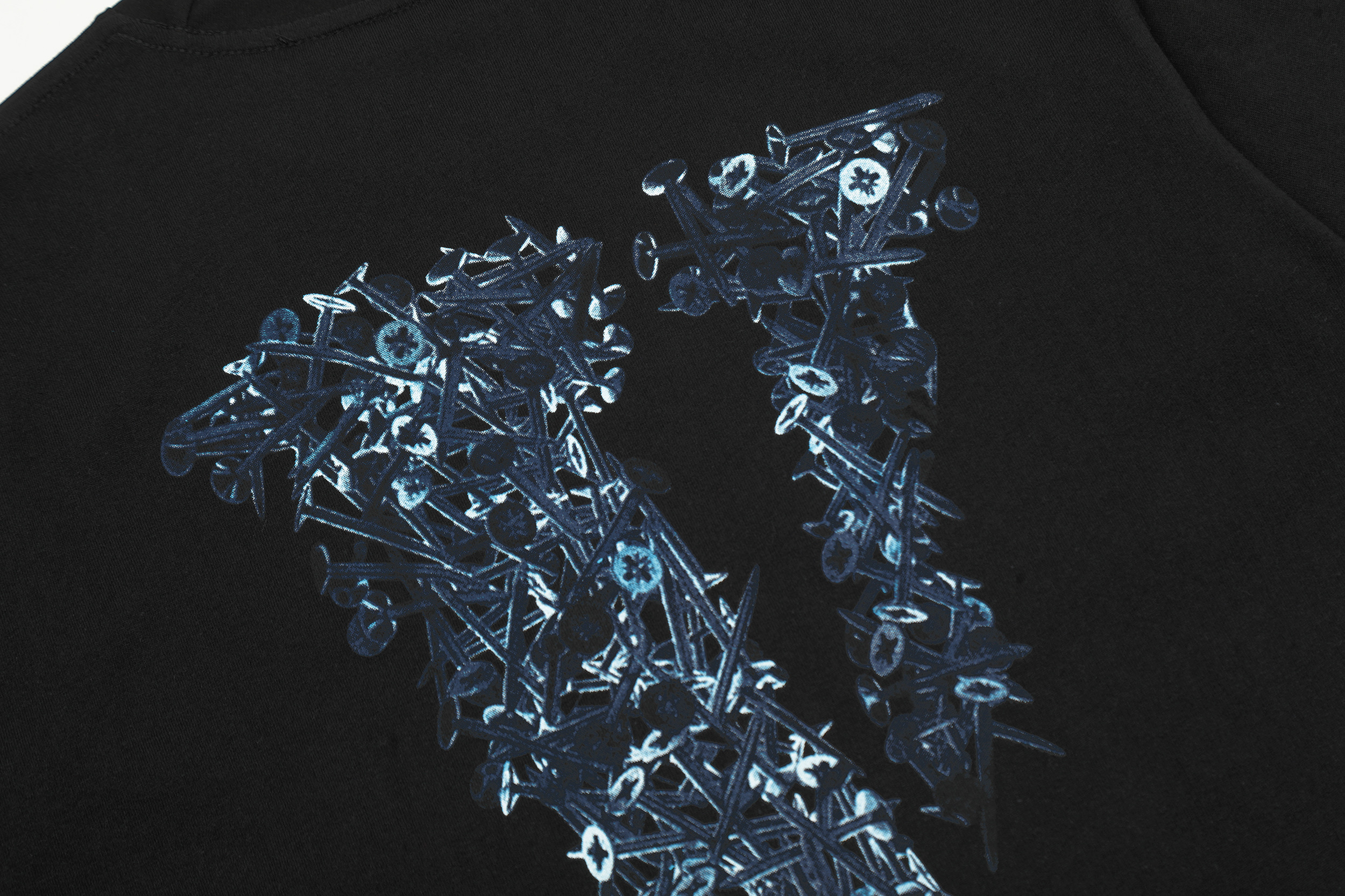 Футболка Vlone So Many Screws "Black" фото № 7
