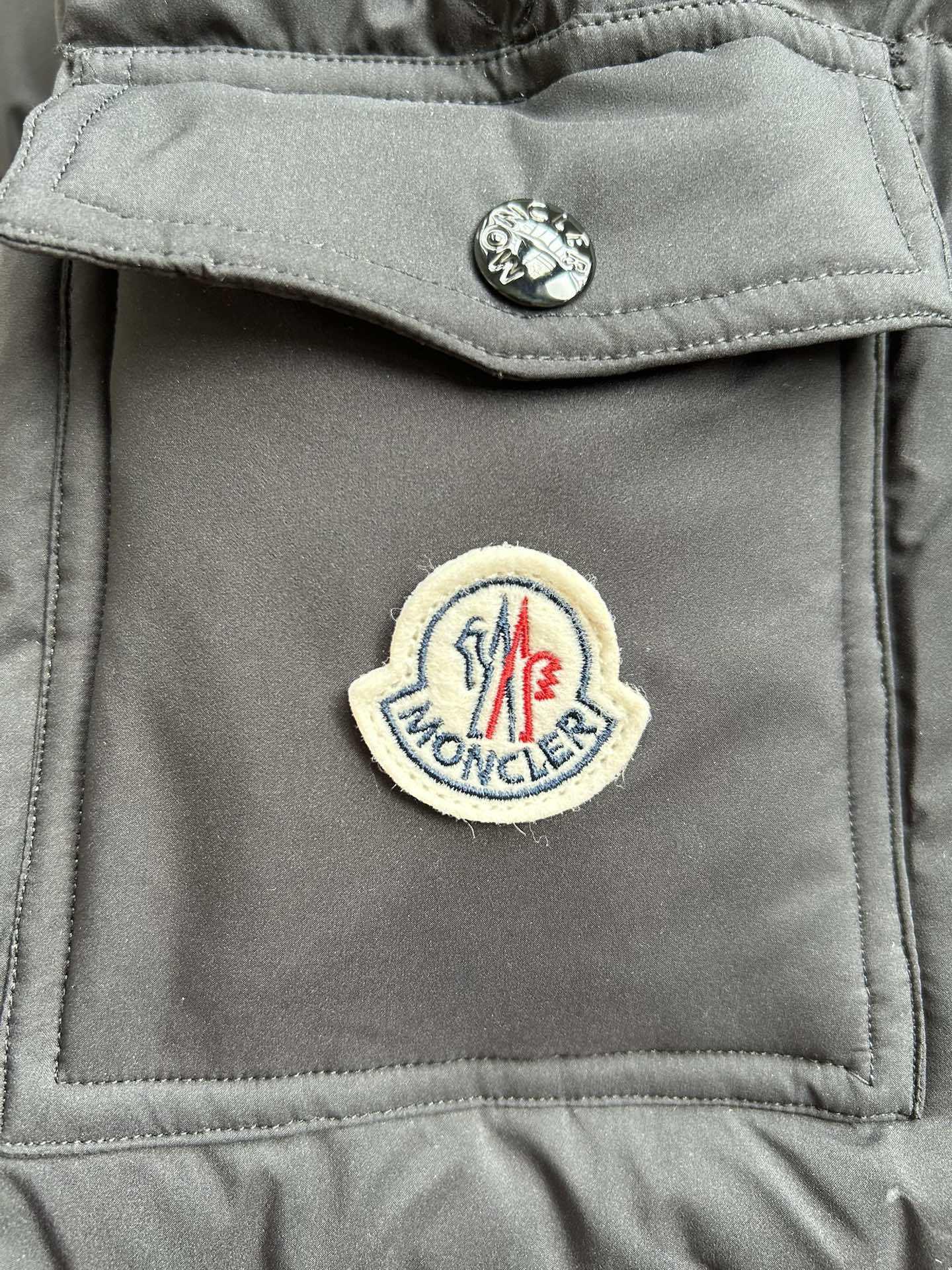 Пуховик Moncler Puffer Jacket "Black" фото № 6