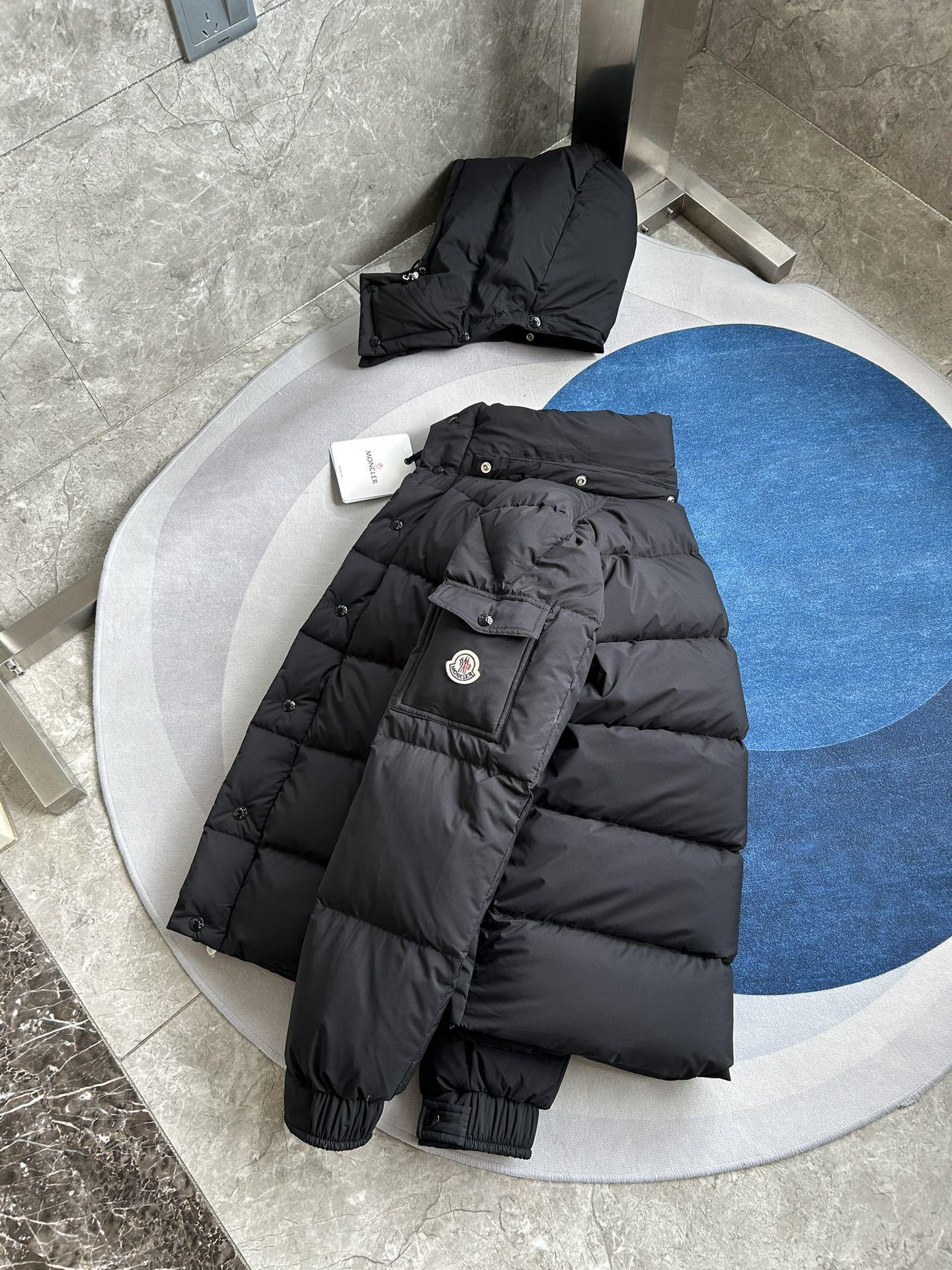 Пуховик Moncler Puffer Jacket "Black" фото № 4