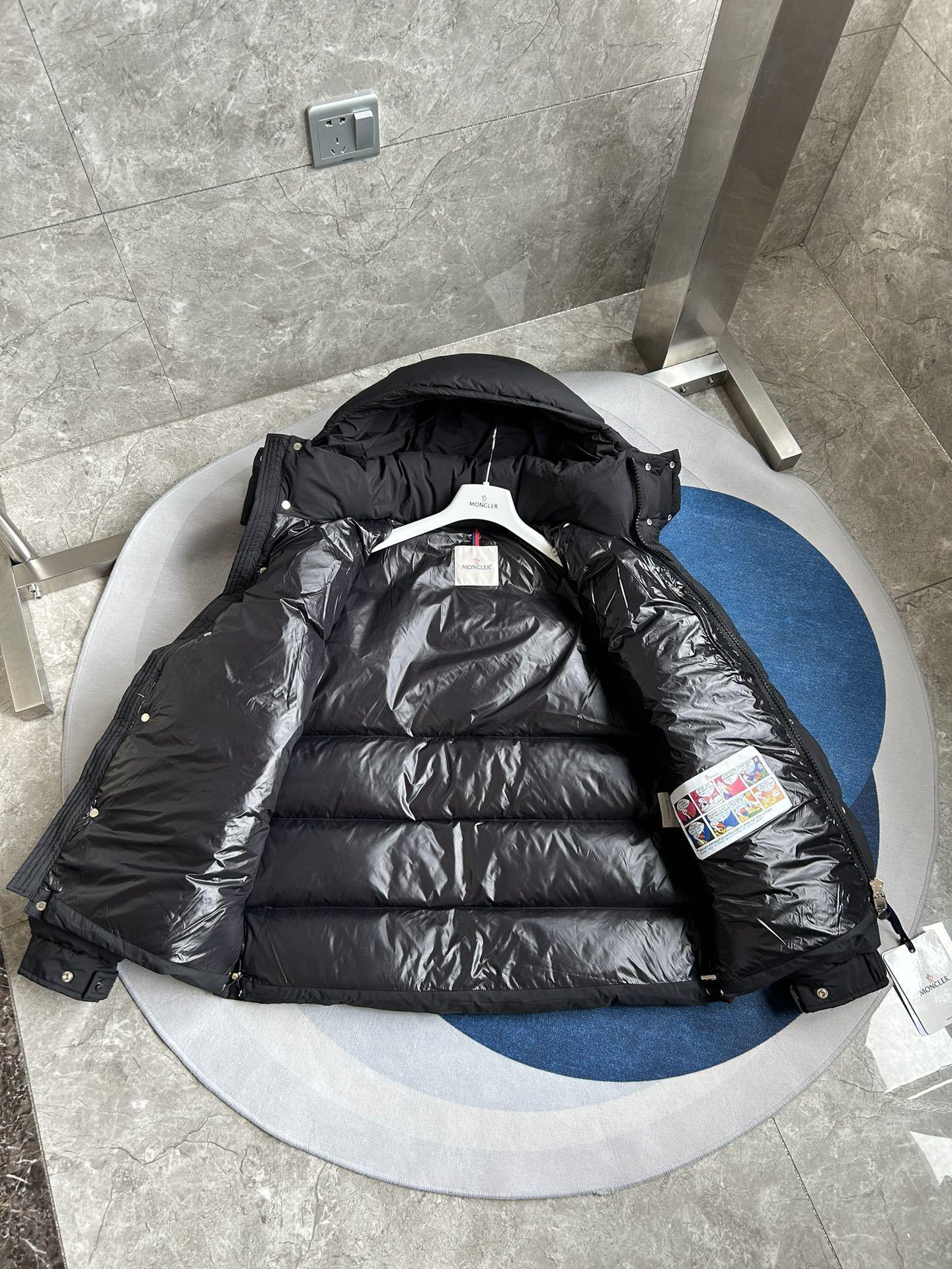 Пуховик Moncler Puffer Jacket "Black" фото № 3