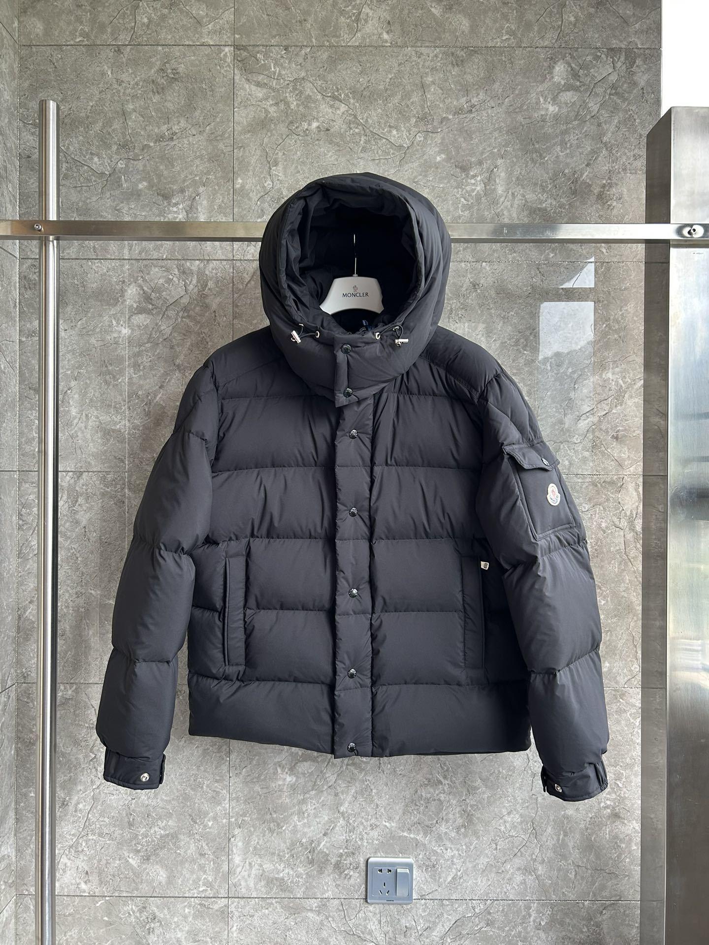 Пуховик Moncler Puffer Jacket "Black" фото № 2
