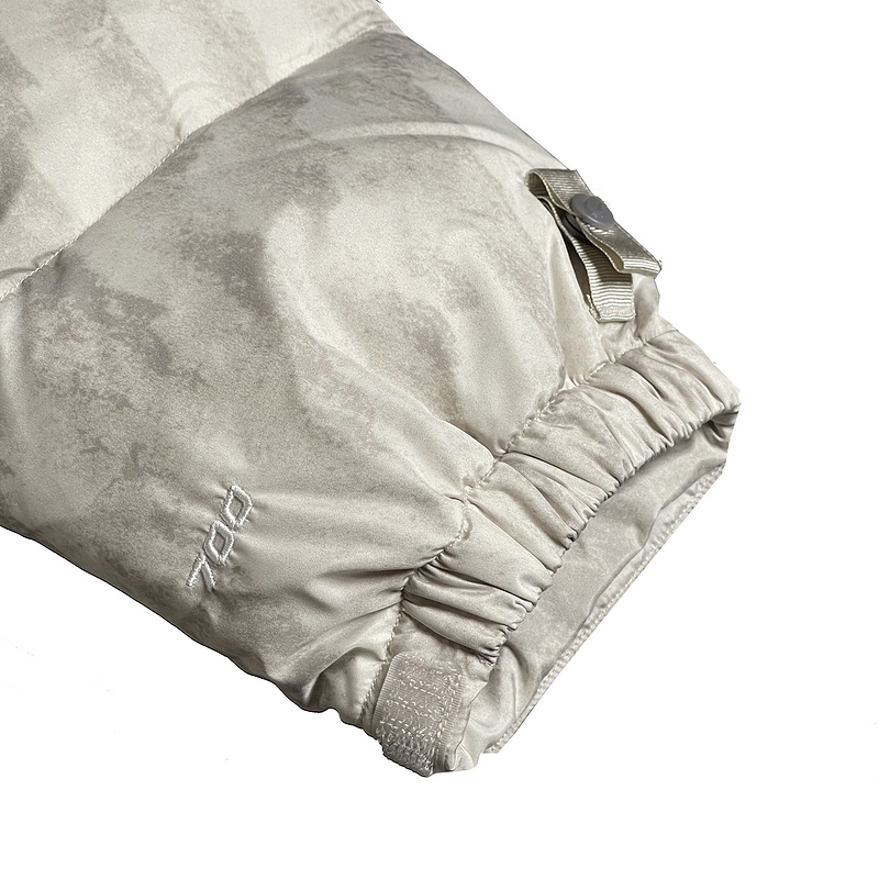 Пуховик The North Face Wavy Print "White" фото № 6