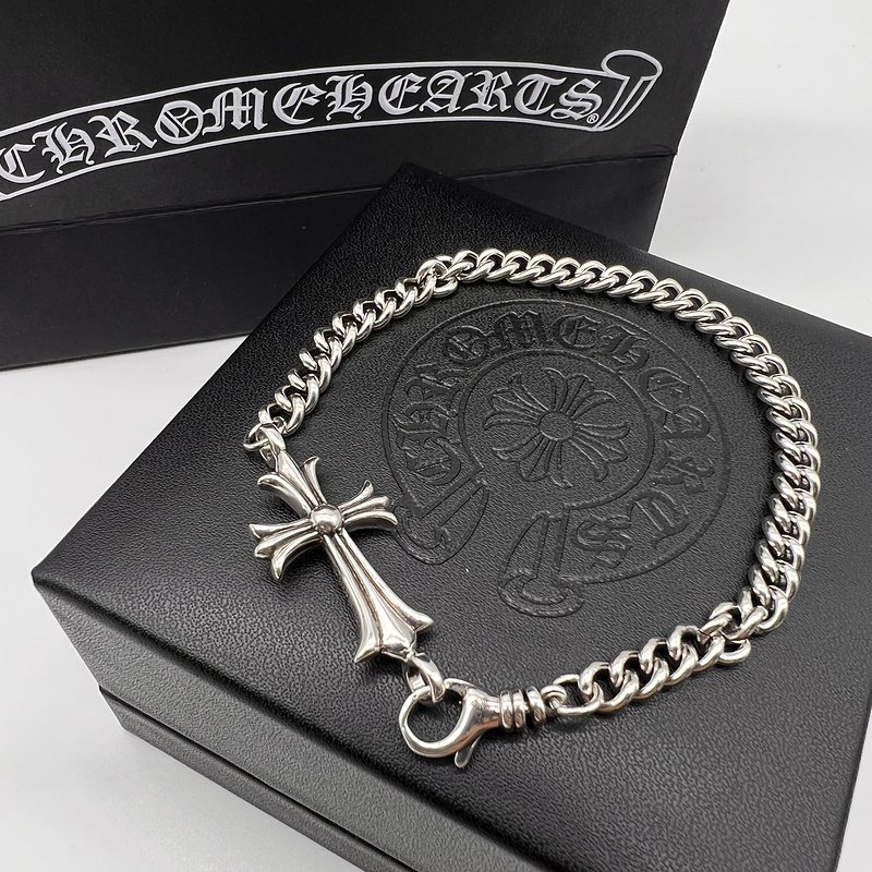 Браслет Chrome Hearts 2004 Plain "Silver" фото № 9