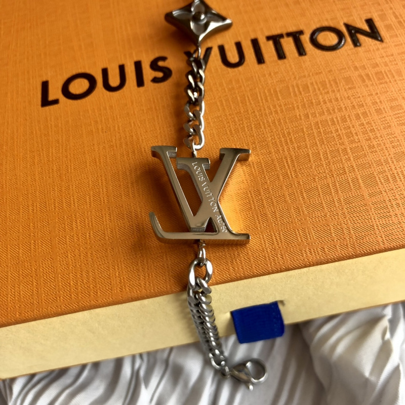 Браслет Louis Vuitton Logo x Flower "Silver" фото № 8