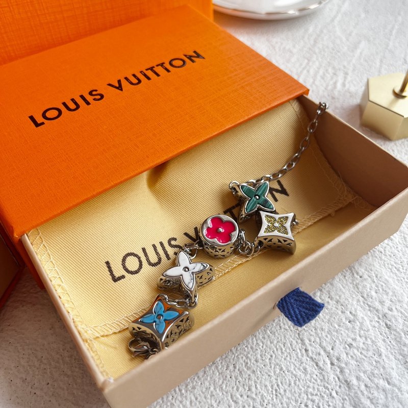 Браслет Louis Vuitton With Flowers "Silver" фото № 4