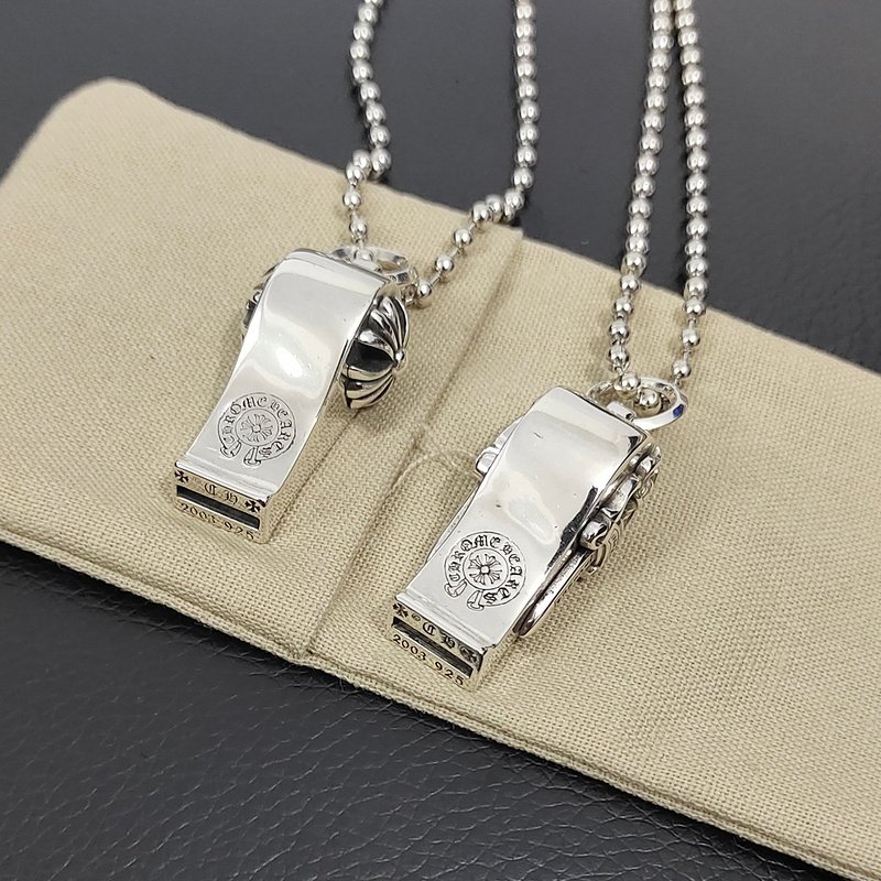 Подвеска Chrome Hearts With Decorated Symbols - Whistle "Silver" фото № 2