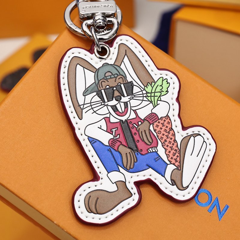 Брелок Louis Vuitton Carved image "White" фото № 5