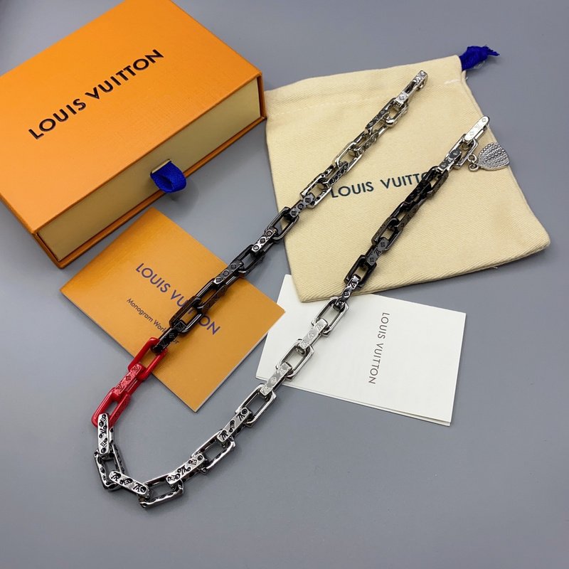 Цепочка Louis Vuitton Colorful Segments in Chain "Silver" фото № 2