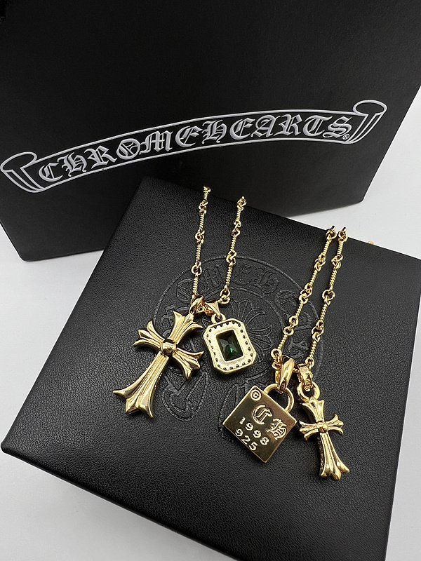 Подвеска Chrome Hearts Graceful Work "Gold" фото № 7