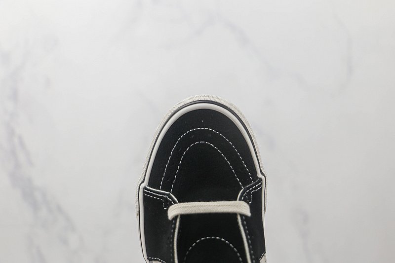 Vans SK8-Mid "Black/Marshmallow/Checkboard" фото № 4