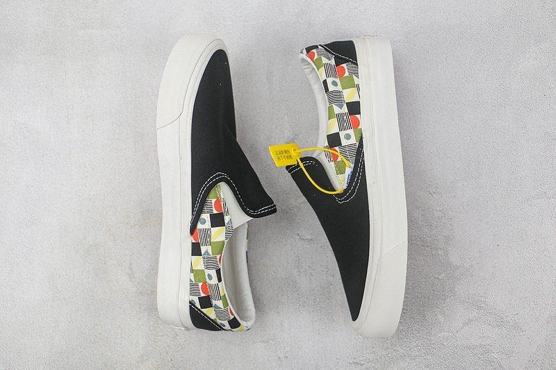 Vans Slip-On "Deckerboard Black/Vintage White" фото № 6