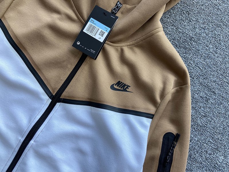 Худи Nike Sport Style With Logo Brand "Brown/Gray" фото № 8