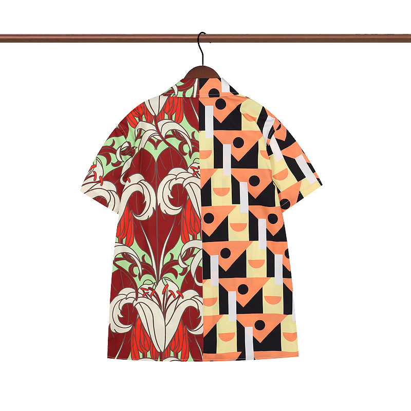 Рубашка Prada Geometric And Floral "Beige" фото № 2