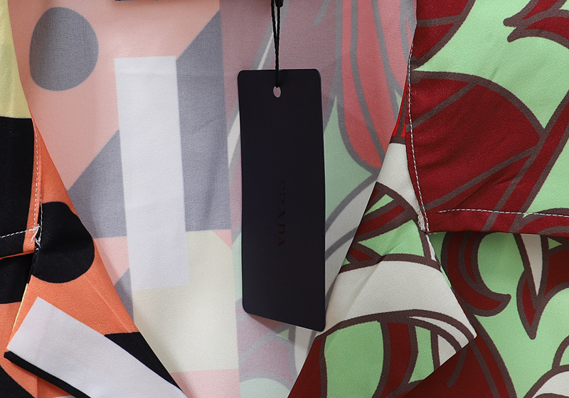 Рубашка Prada Geometric And Floral "Beige" фото № 8