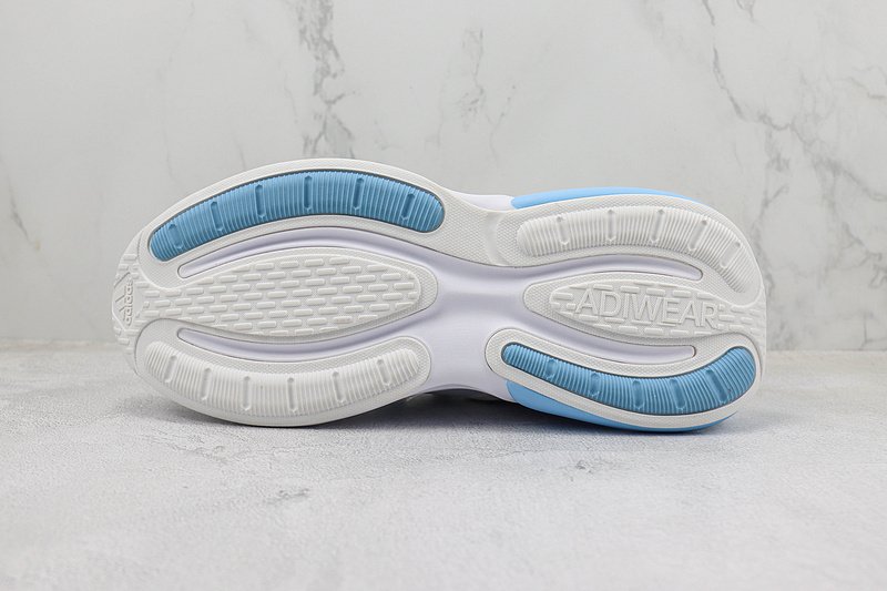 Adidas Alphabounce+ "White/Sky Blue" фото № 8