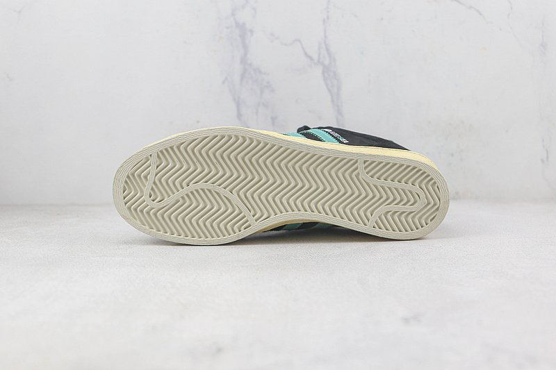 Atmos x Wind and Sea x Adidas Campus 80s "Core Black/Blue" фото № 8