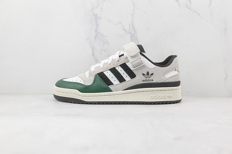 Adidas Forum 84 Low "White/Green/Black" фото № 2