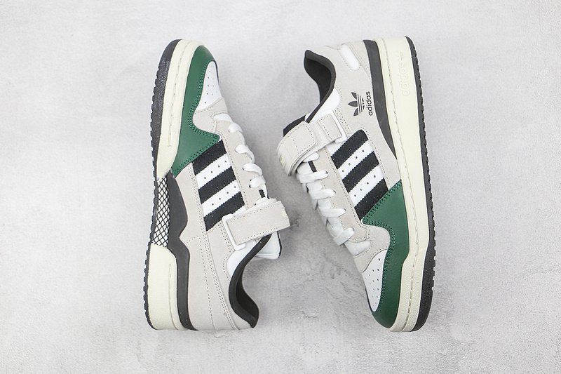 Adidas Forum 84 Low "White/Green/Black" фото № 6