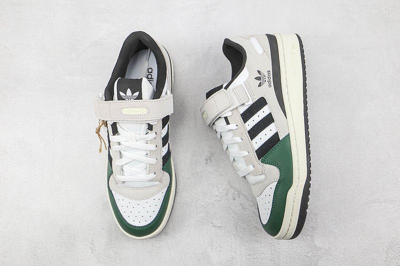 Adidas Forum 84 Low "White/Green/Black" фото № 7