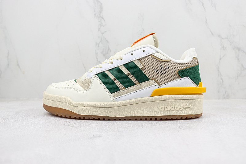 Adidas Forum 84 Low "Cloud White Collegiate Green Bliss" фото № 2